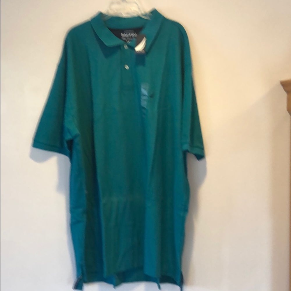 Nautical Polo Deck Shirt 2XLT